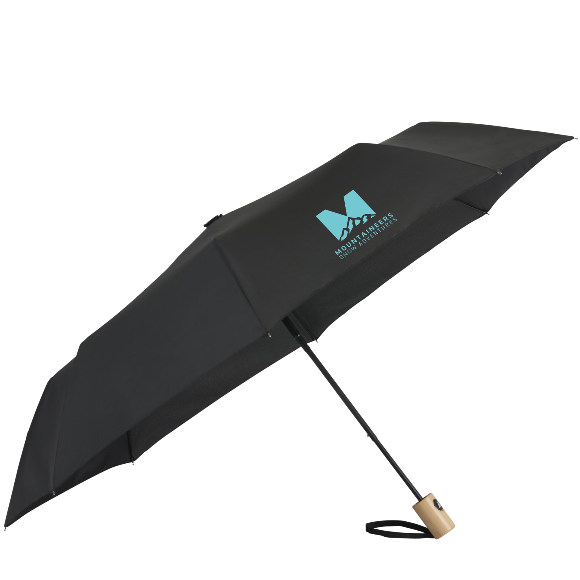 42" Recycled Folding Auto Open Umbrella