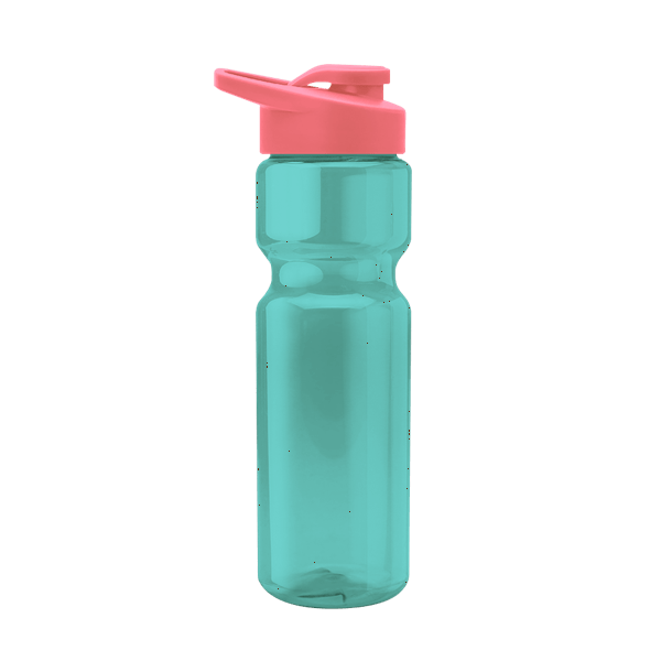 Blazer 28oz Transparent Bike Bottle w/Drink-thru Lid 932