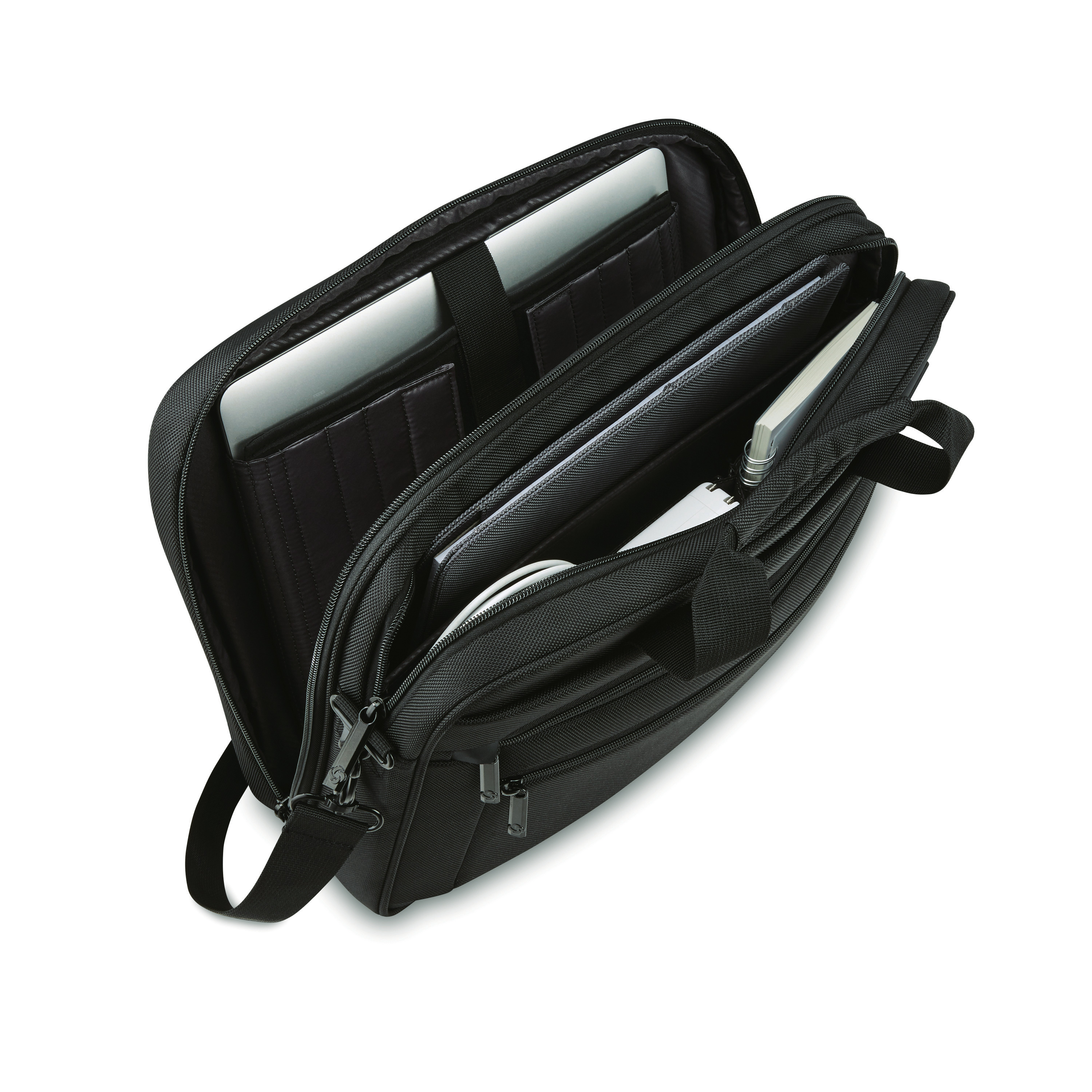 Samsonite Classic Business Perfect Fit Two Gusset Laptop Portfolio 29