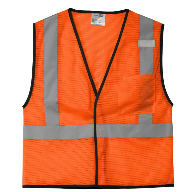 CornerStone ANSI 107 Class 2 Economy Mesh One-Pocket Vest. 8