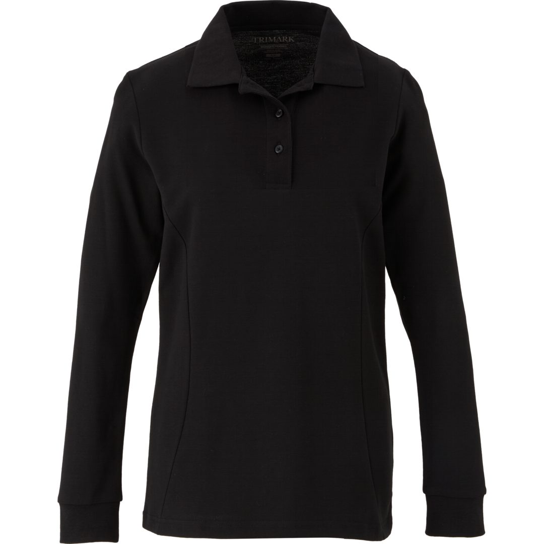 PALO Long Sleeve 100% Cotton Pique Polo - Women's 109