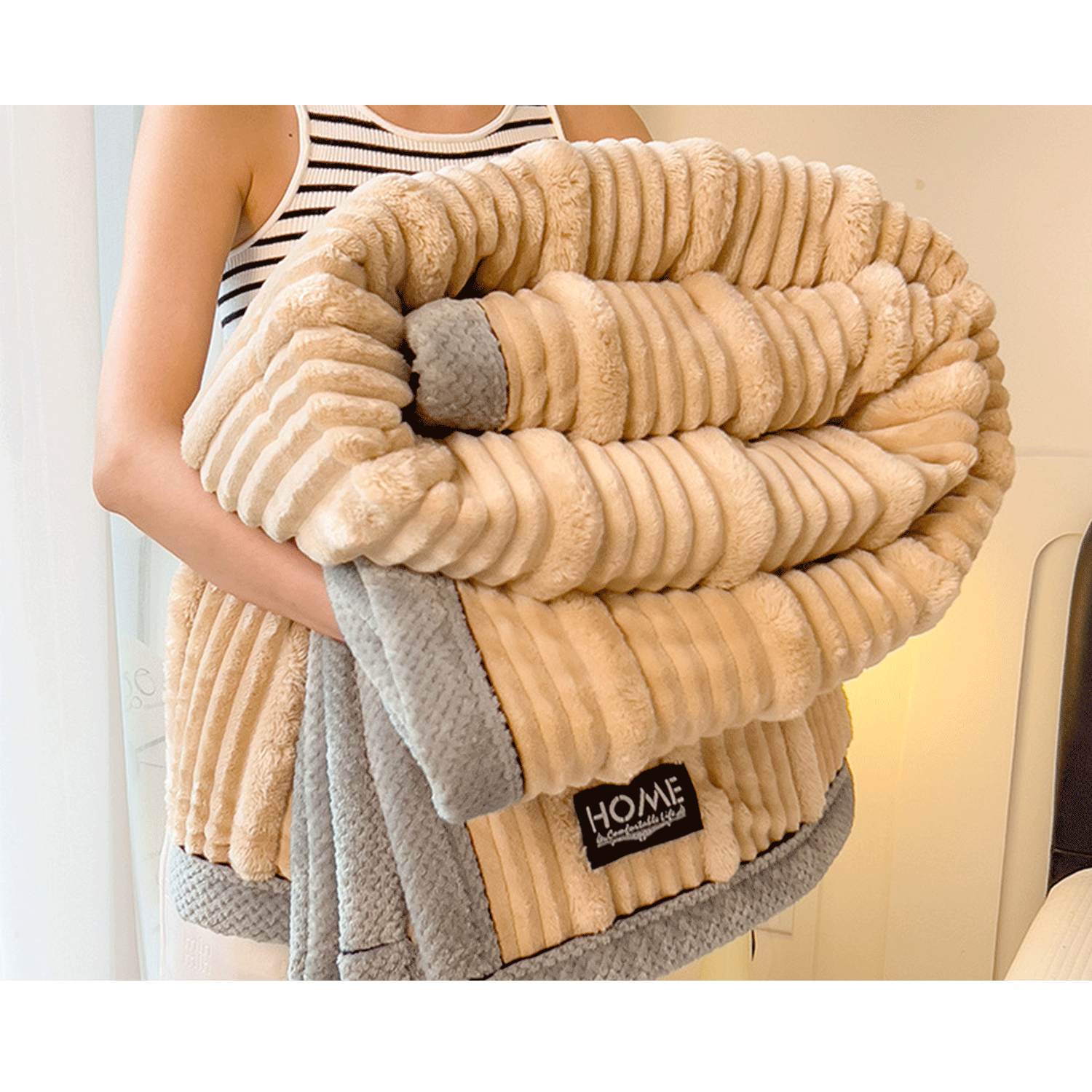 polyester solid color super soft Velvet Flannel blanket 11