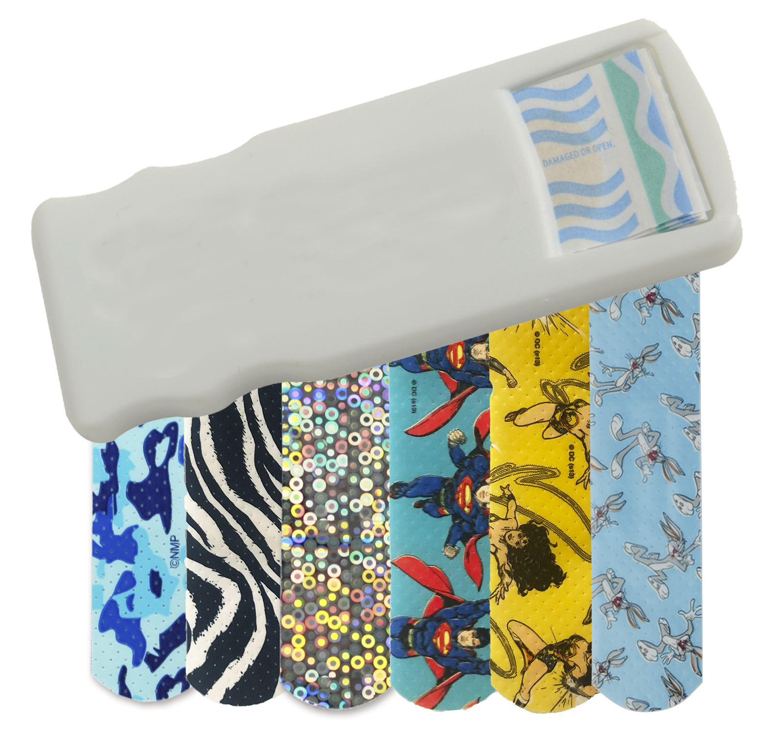 Bandage Dispenser w/ Pattern Bandages 16