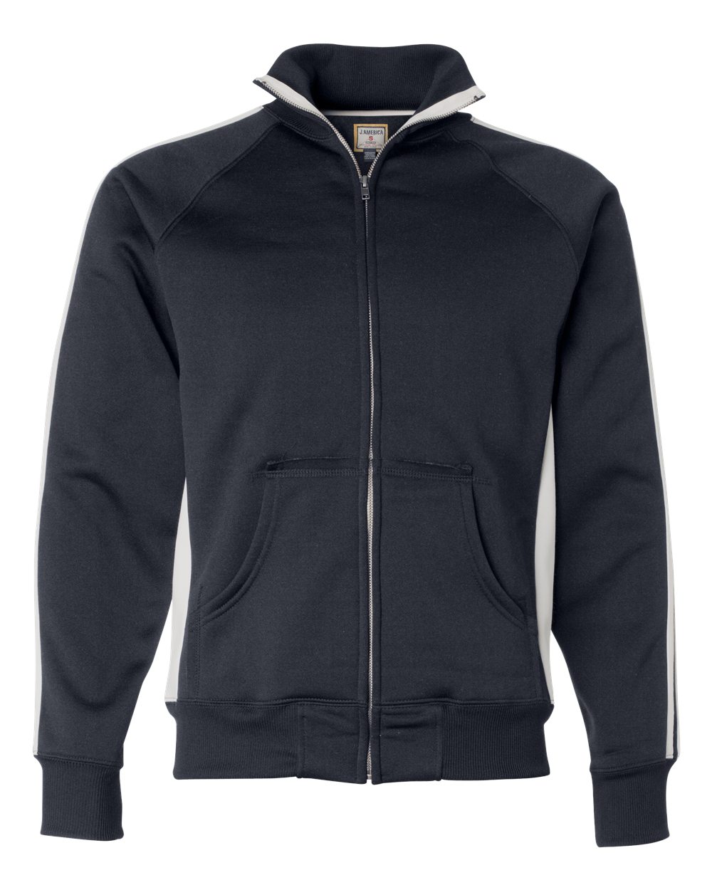 Men's Vintage Polyester Fleece Track Jacket - 8858 4