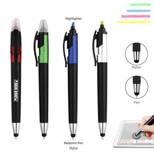 2 Side Highlighter Pen With Stylus 6