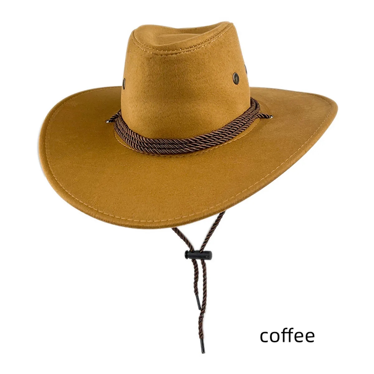 Fashion National Retro Drawstring Jazz Western cowboy hat 10