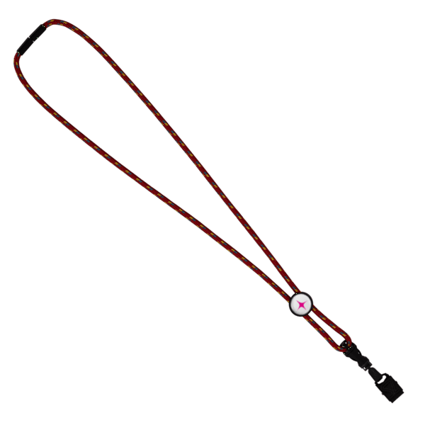 3/16" Nylon Cord Lanyard with Snap-Buckle Release, Standard O-Ring & Slider 62