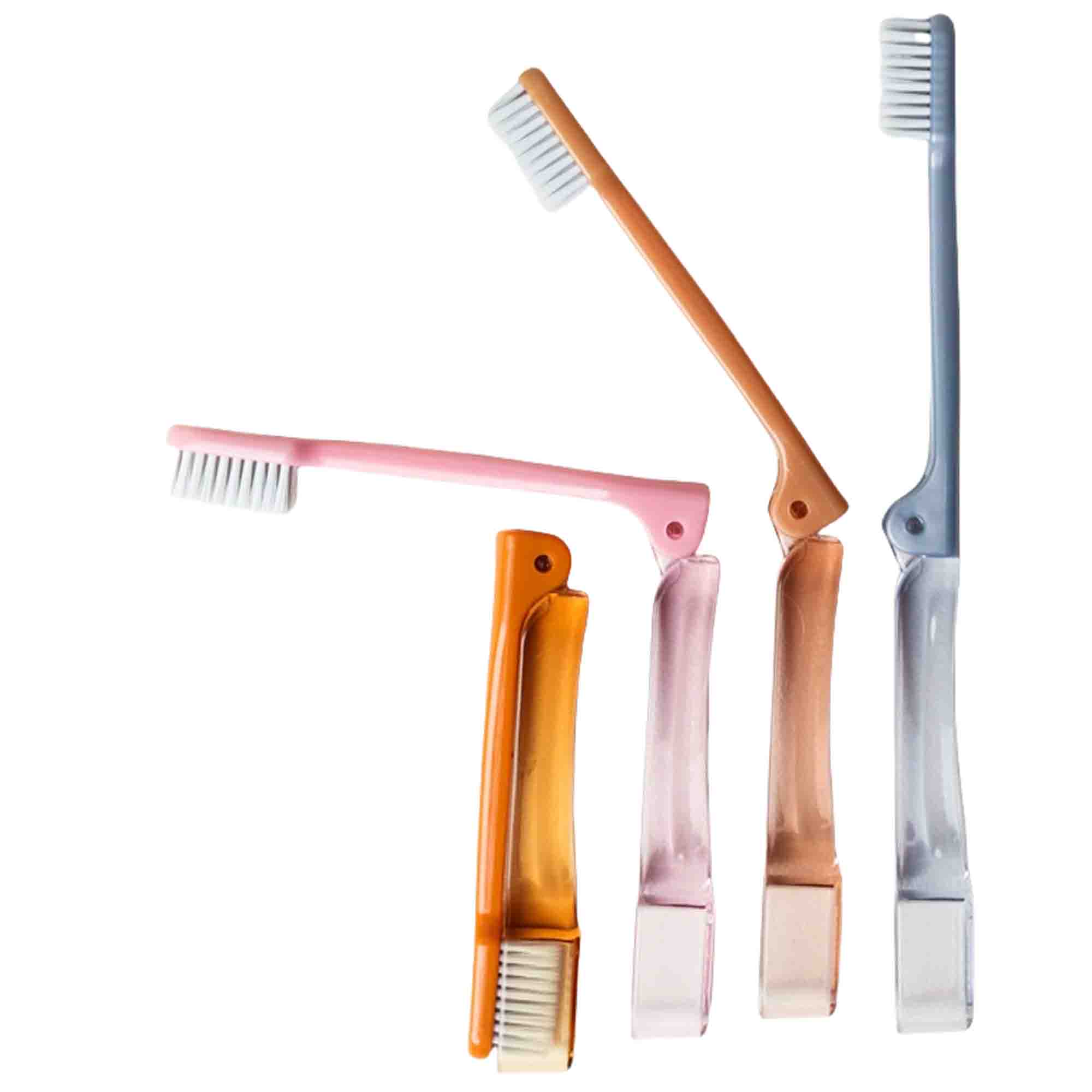 Travel Portable Folding Toothbrush with Soft Medium Bristles 1