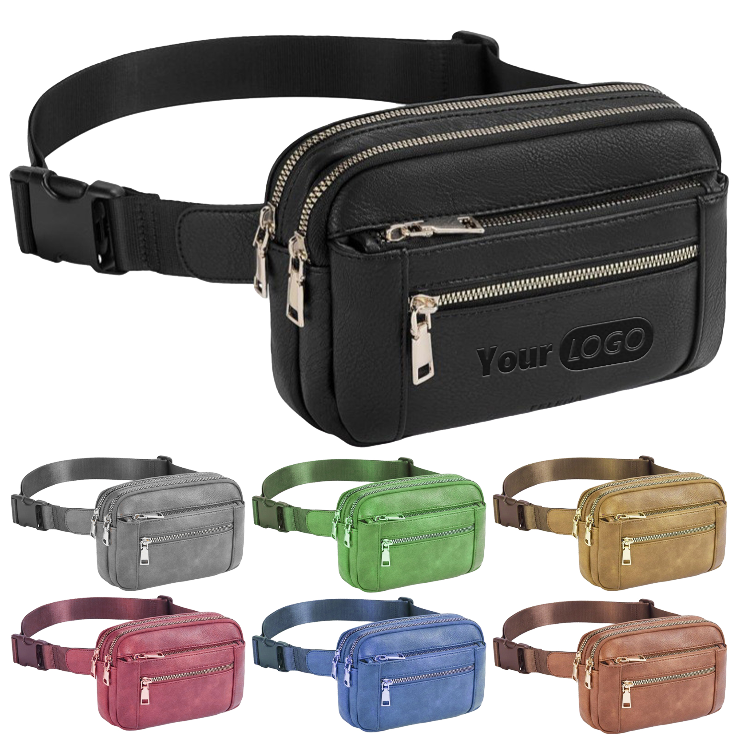 Pu Mini Travel Sports Waist Bag 2