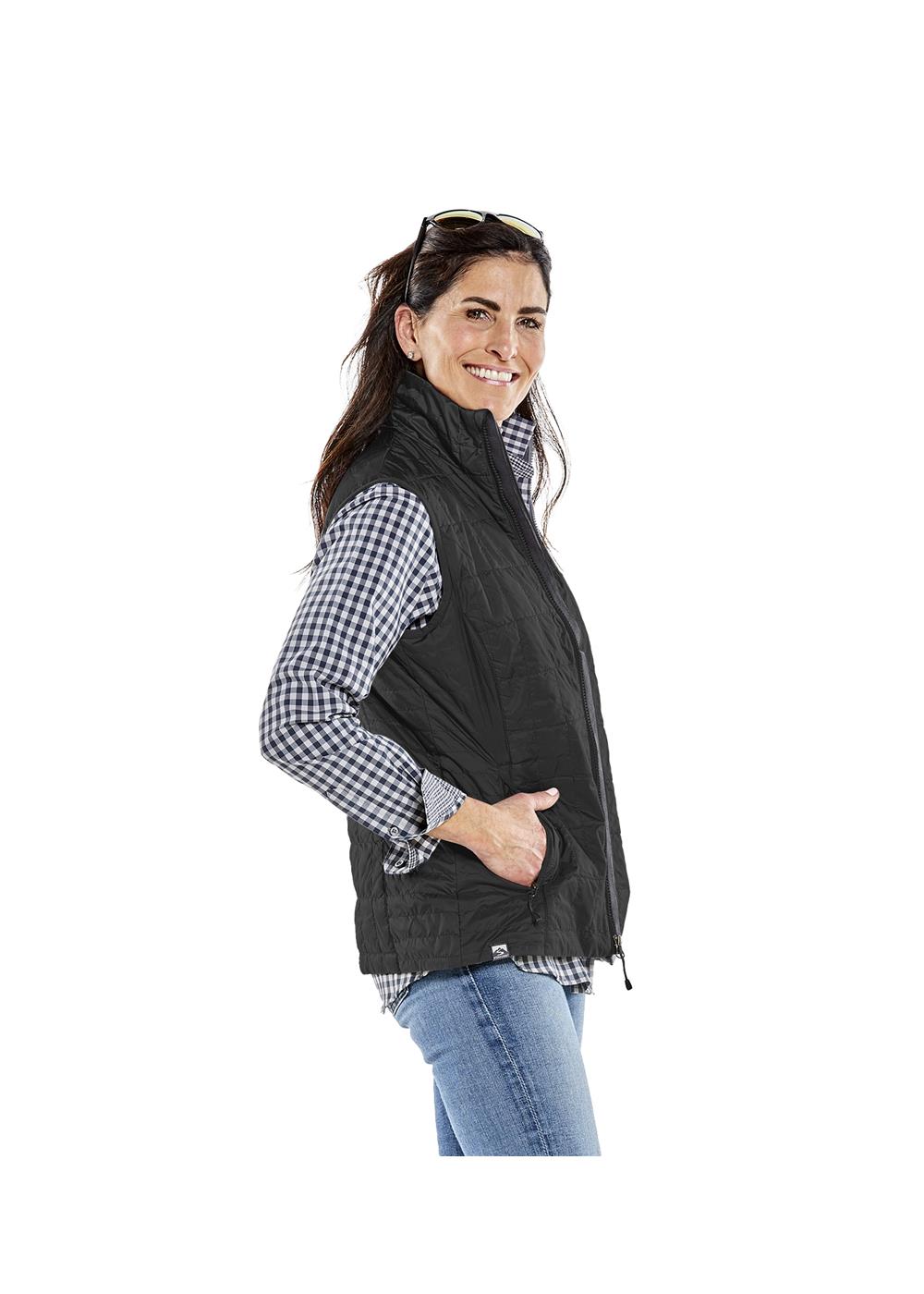 Storm Creek Women's Traveler 60 GSM Insulated Packable Quilted Vest - Glossy