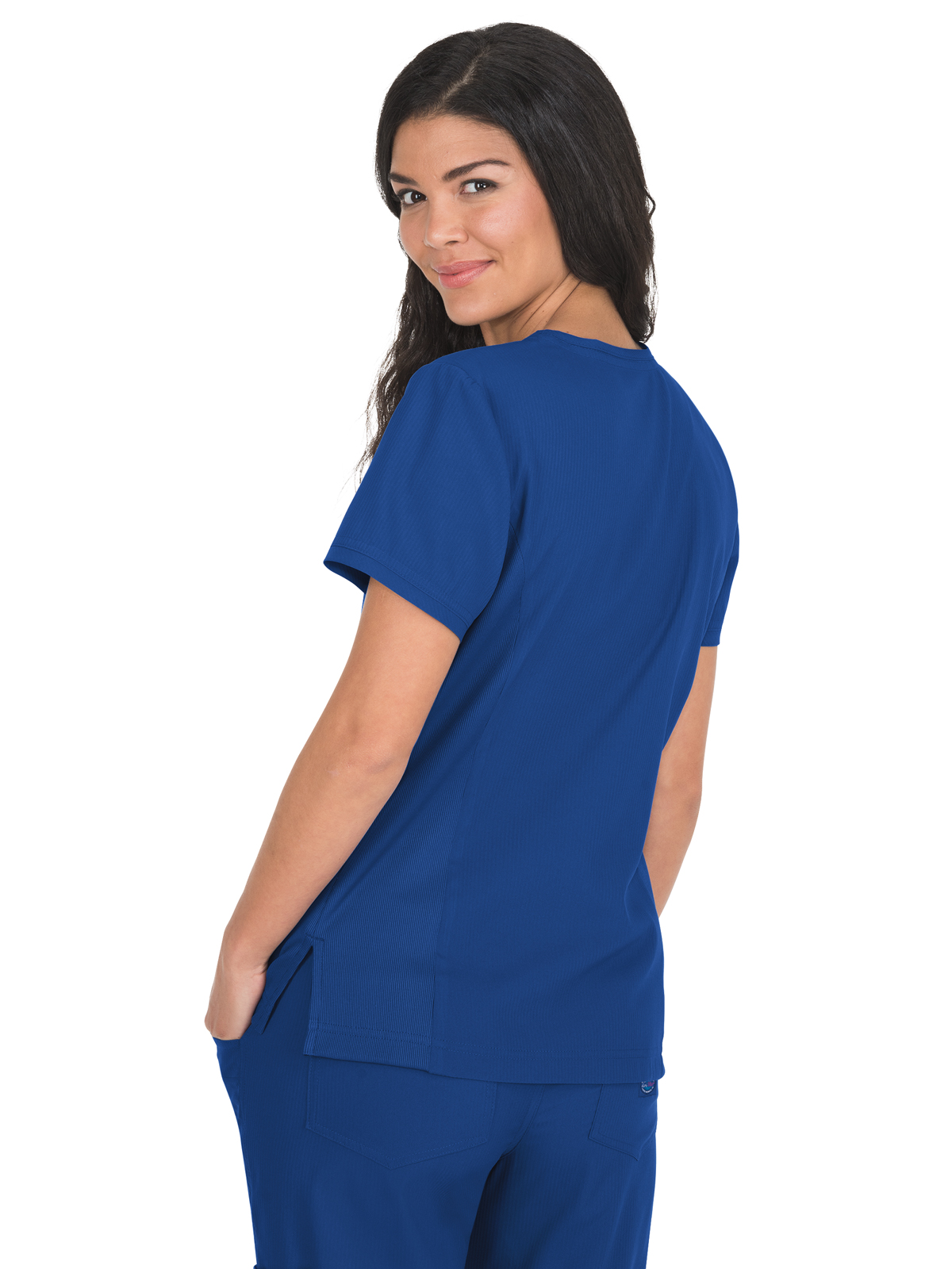 koi - Lite - Women's Three-Pocket Mock-Wrap Philosophy Top 60