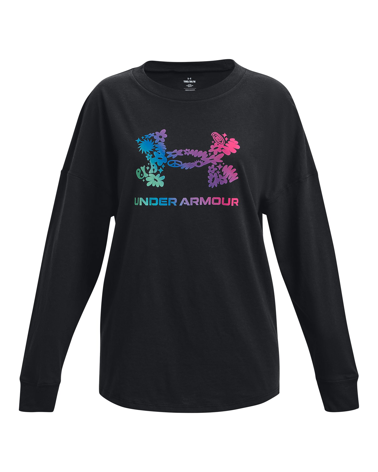Girls' UA Groovy Gradient Logo Long Sleeve 2