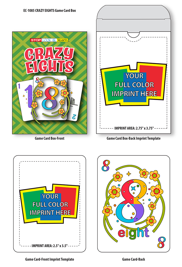FLASH CARDS - Crazy Eights 5