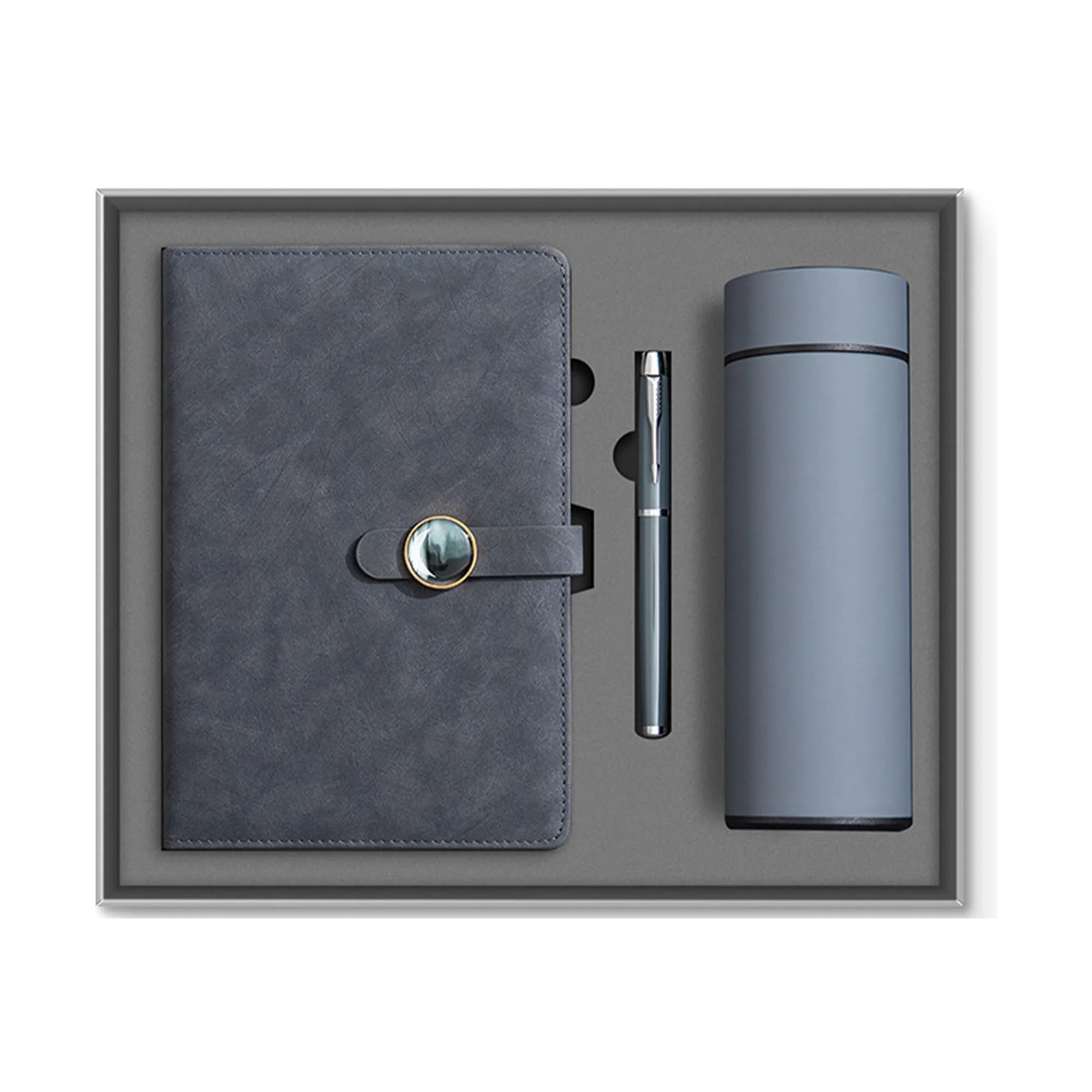 Corporate Gift Set With Notebook, Pen And Insulated Tumbler 3