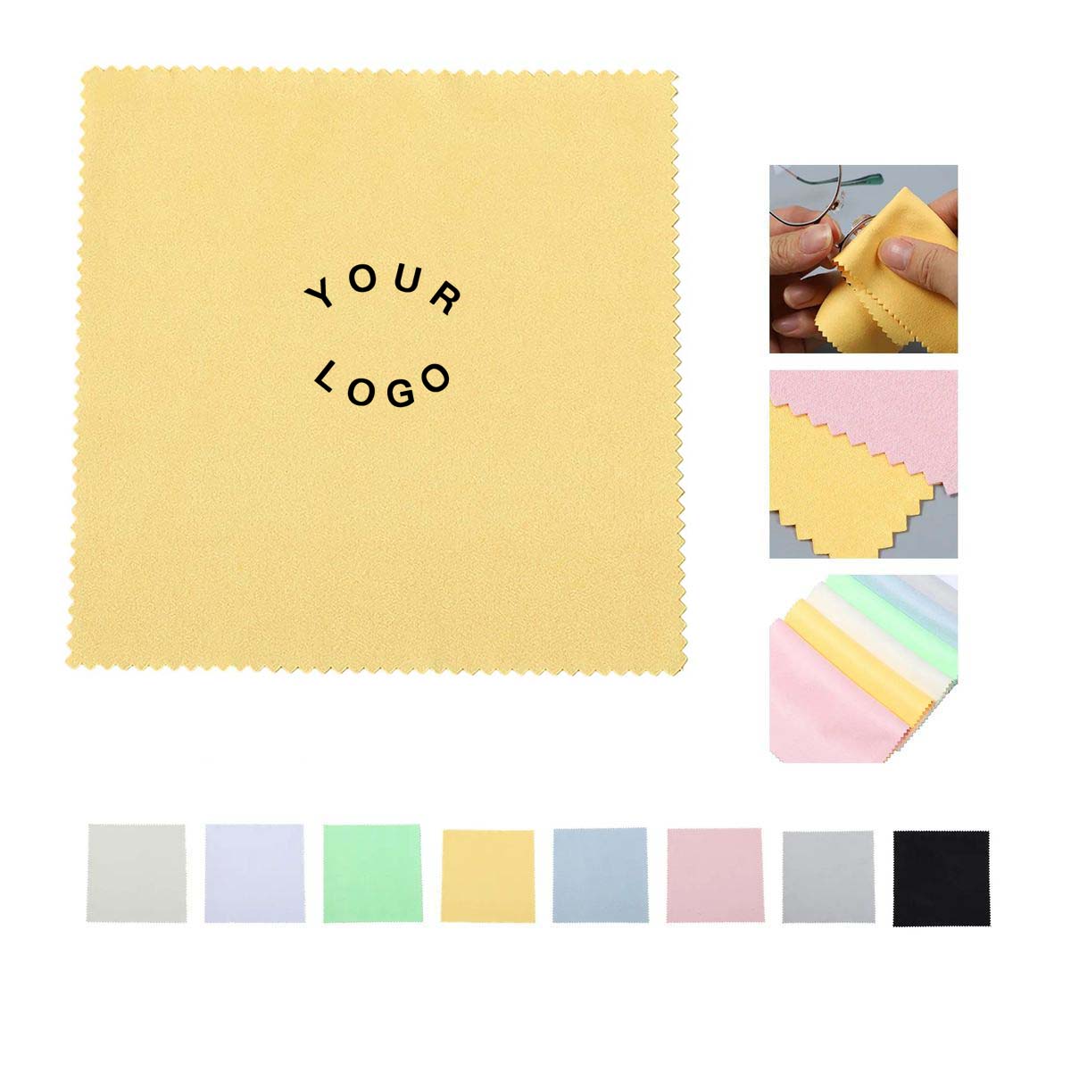 Square Suede Cleaning Cloth for Glasses and Screens 8