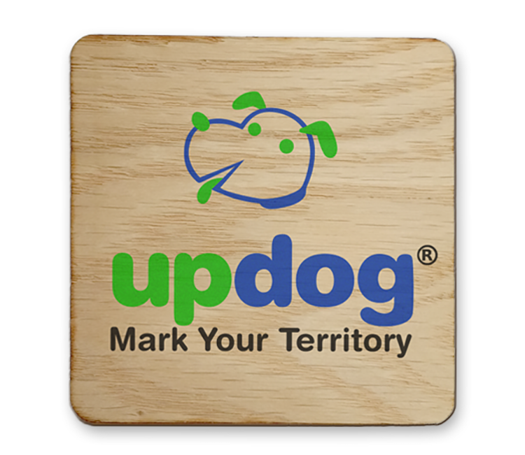 Square Wood Coasters with full color imprint 2
