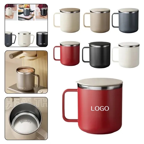 Insulated Stainless Steel Water Mug 14 oz Capacity 12