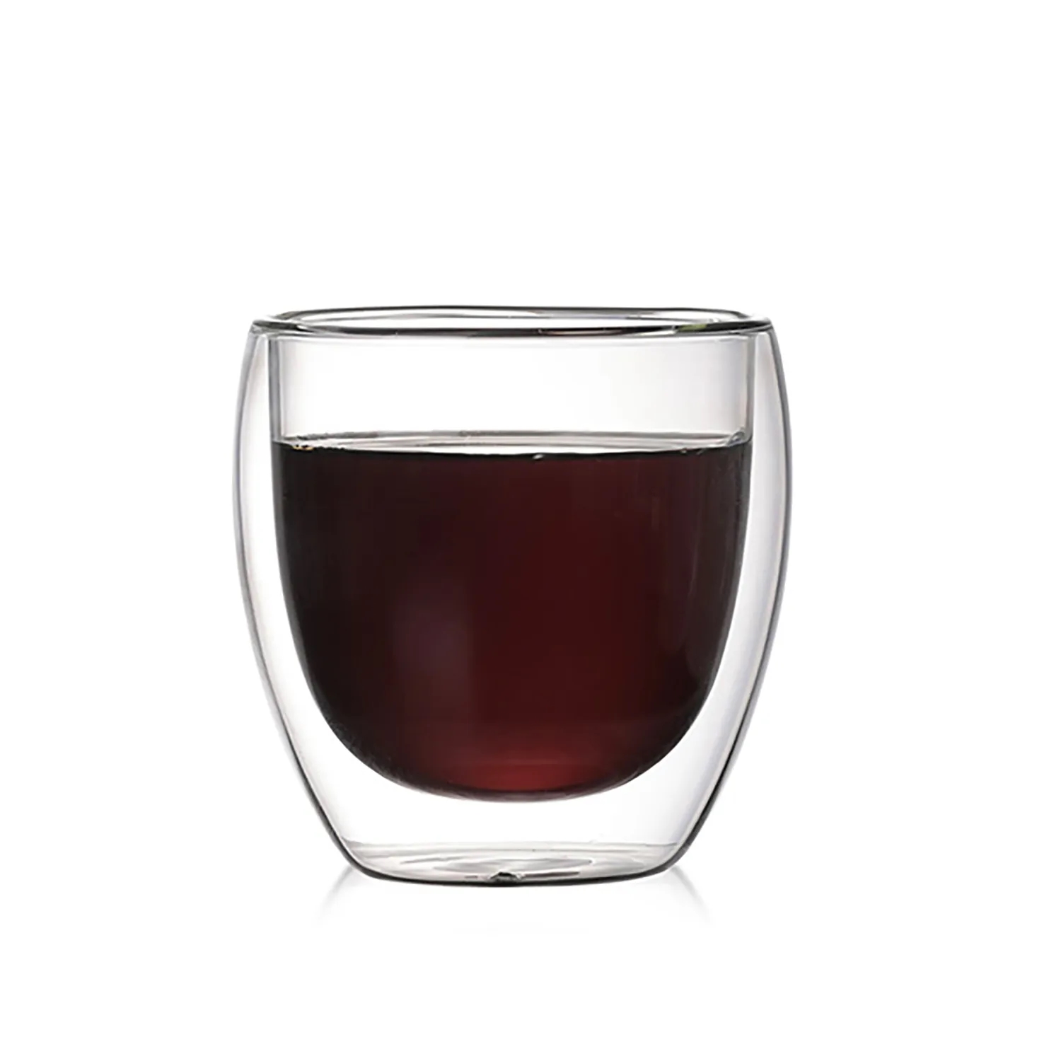 Double Wall Insulated Glass Coffee Cup 2