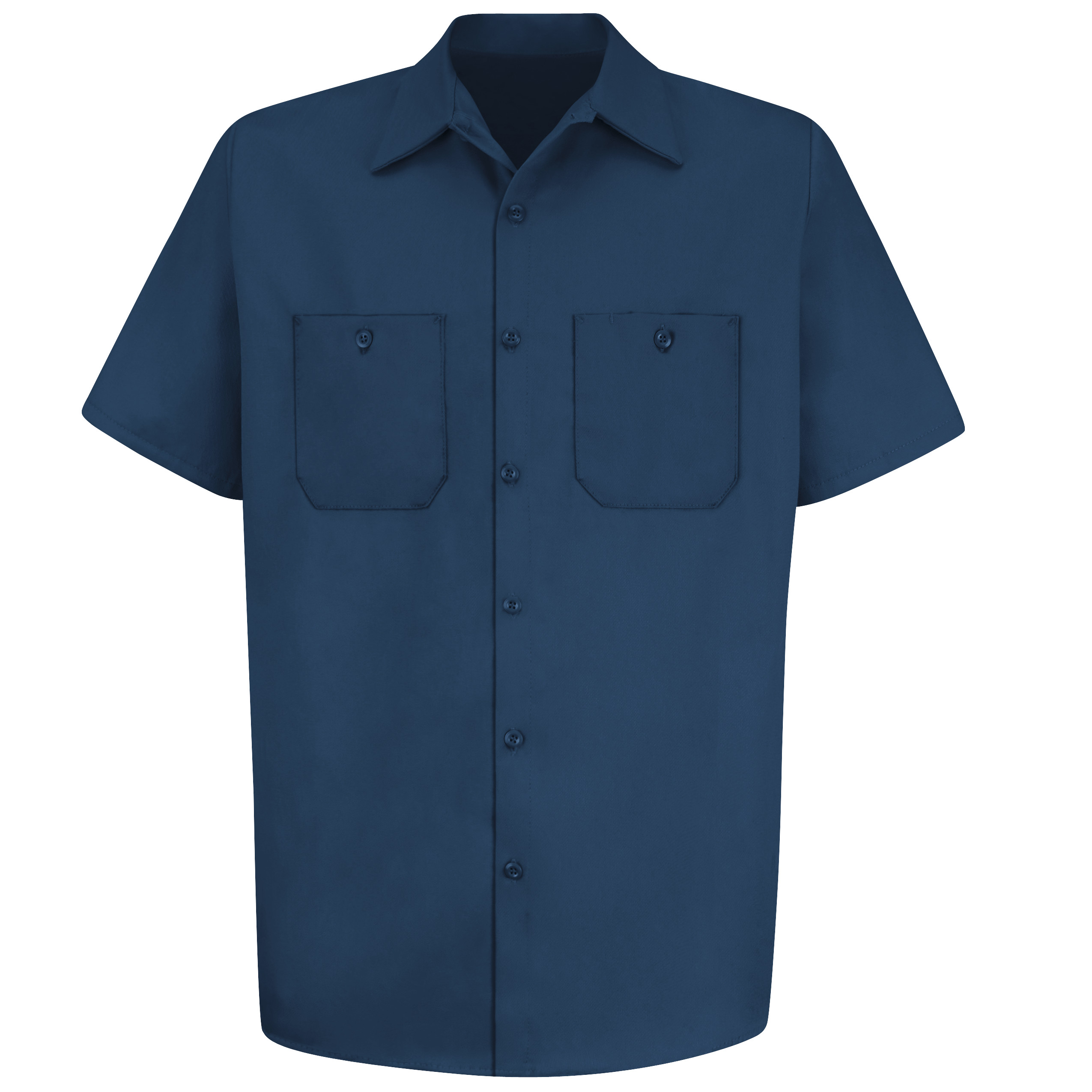 Red Kap® Men's Short Sleeve Wrinkle-Resistant Cotton Work Shirt 12