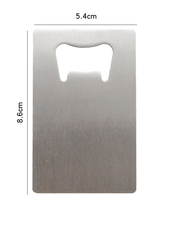 Rectangle Credit Card Size Bottle Opener 2