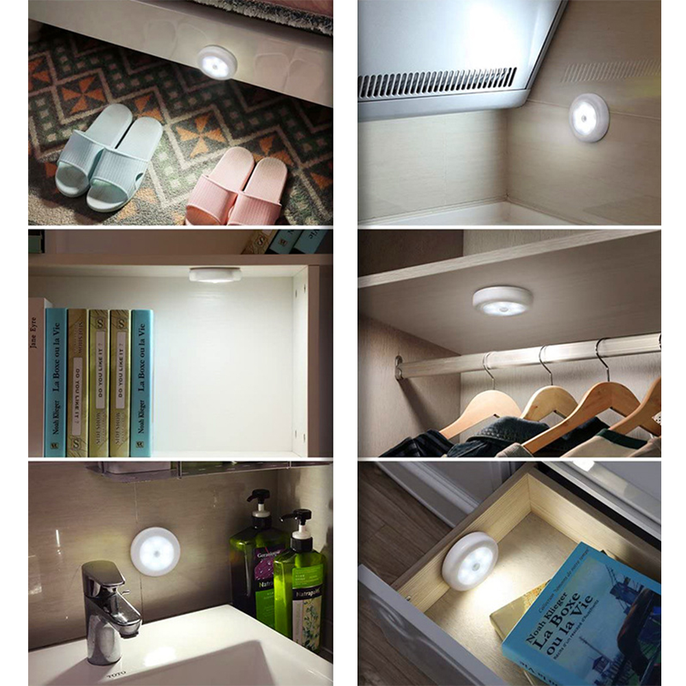 Sensor lamp magnetic night lamp kitchen corridor bedside LED light 6