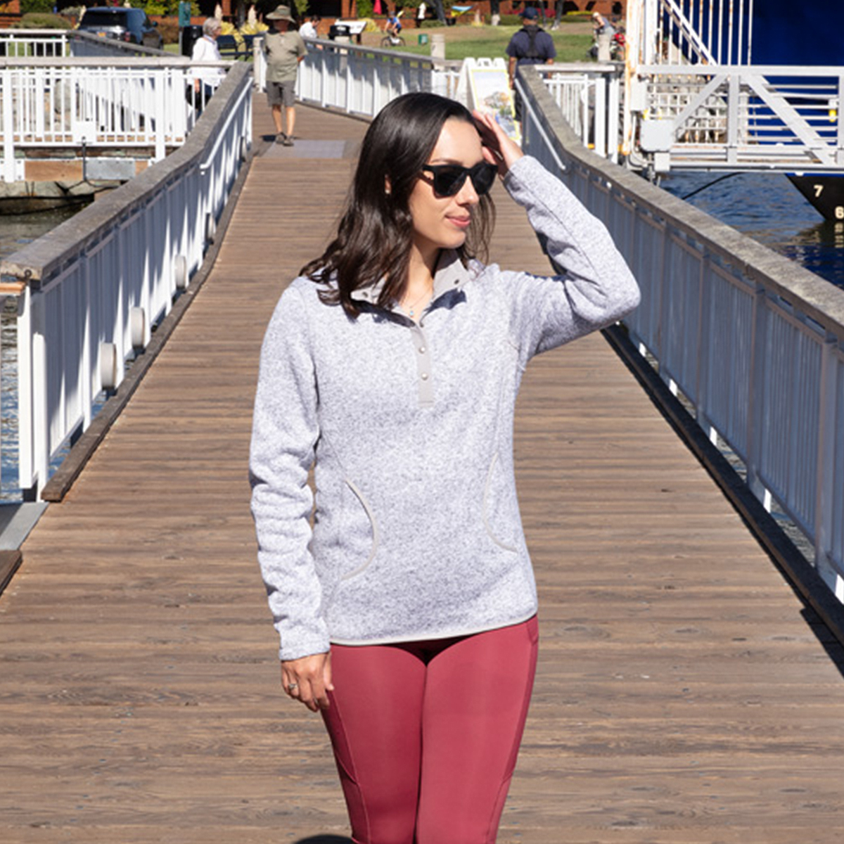 Ladies Casa Sweater Fleece Pullover, custom hoodie or sweatshirt with logo imprint 5