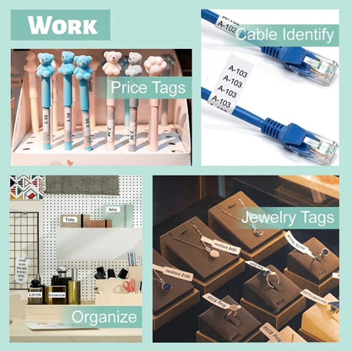Wireless Smart Label Maker Machine Mini Printer 3