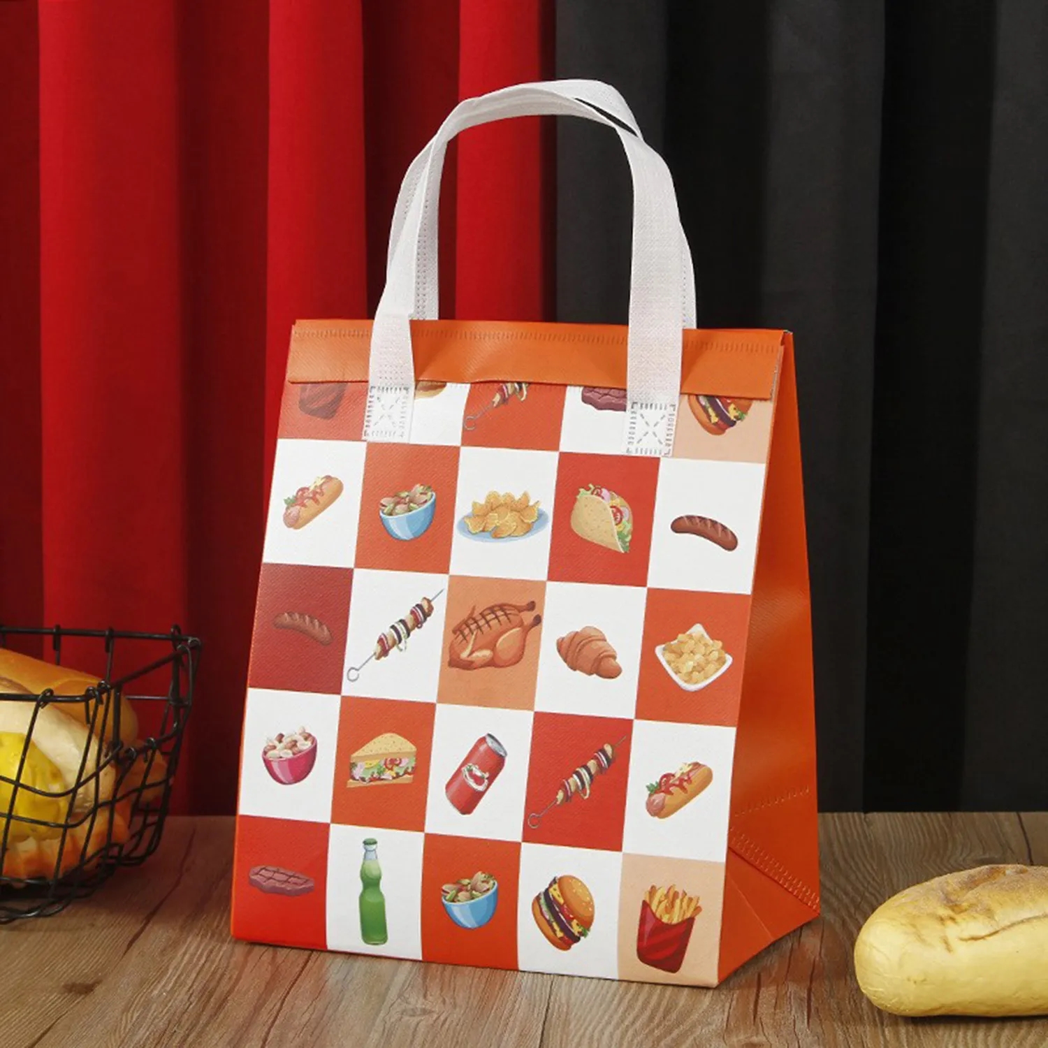 Disposable Aluminum Foil Insulated Bag 6
