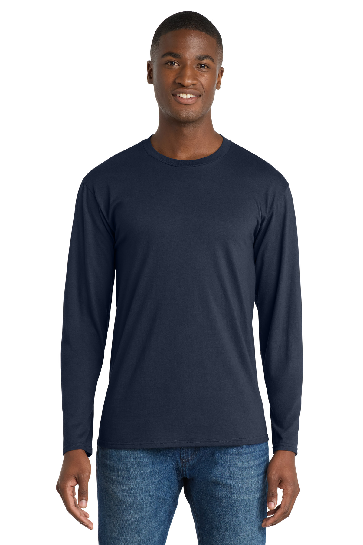 Port & Co Long Sleeve Fan Favorite Tee. PC450LS 125