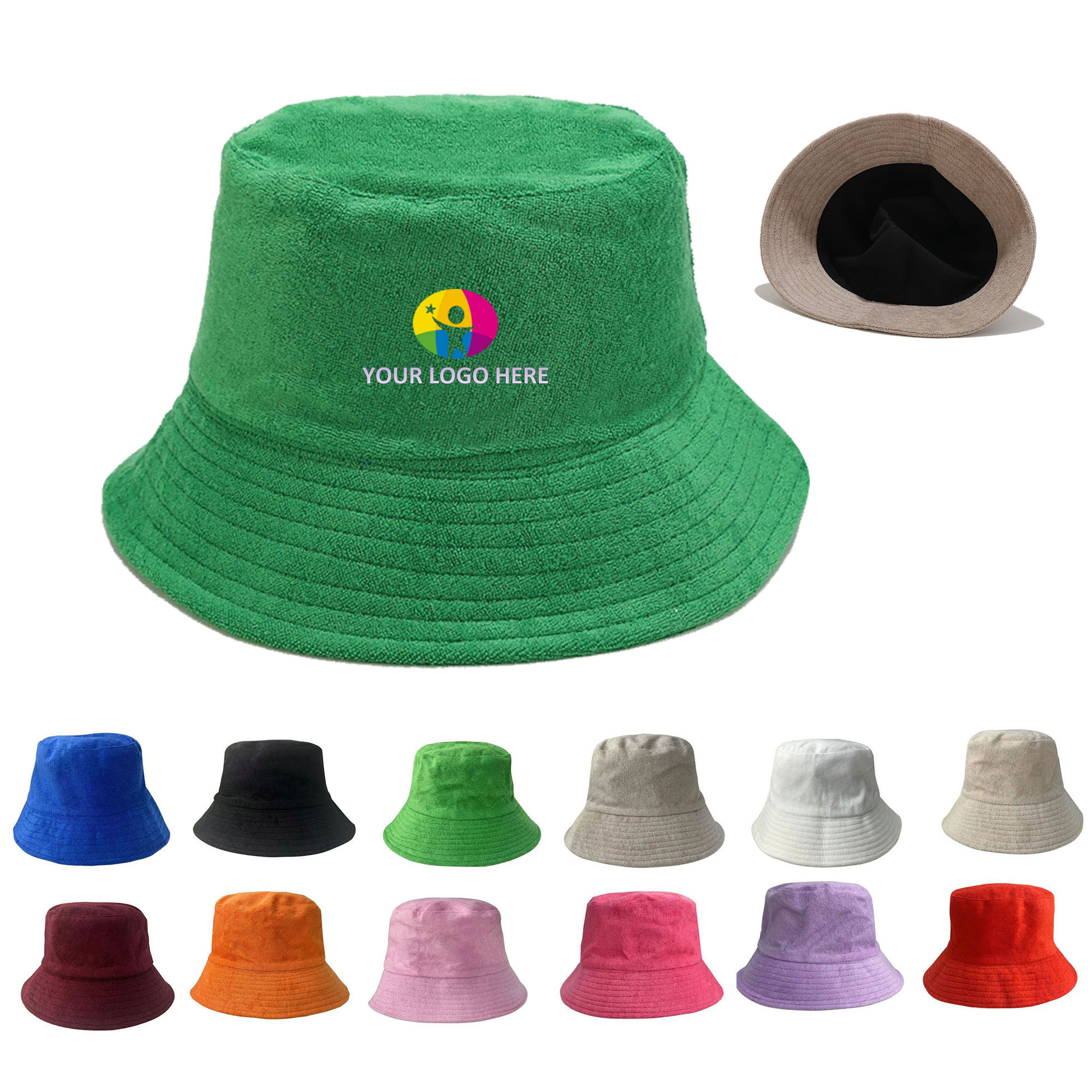 Customizable Velour Visor Cap 6
