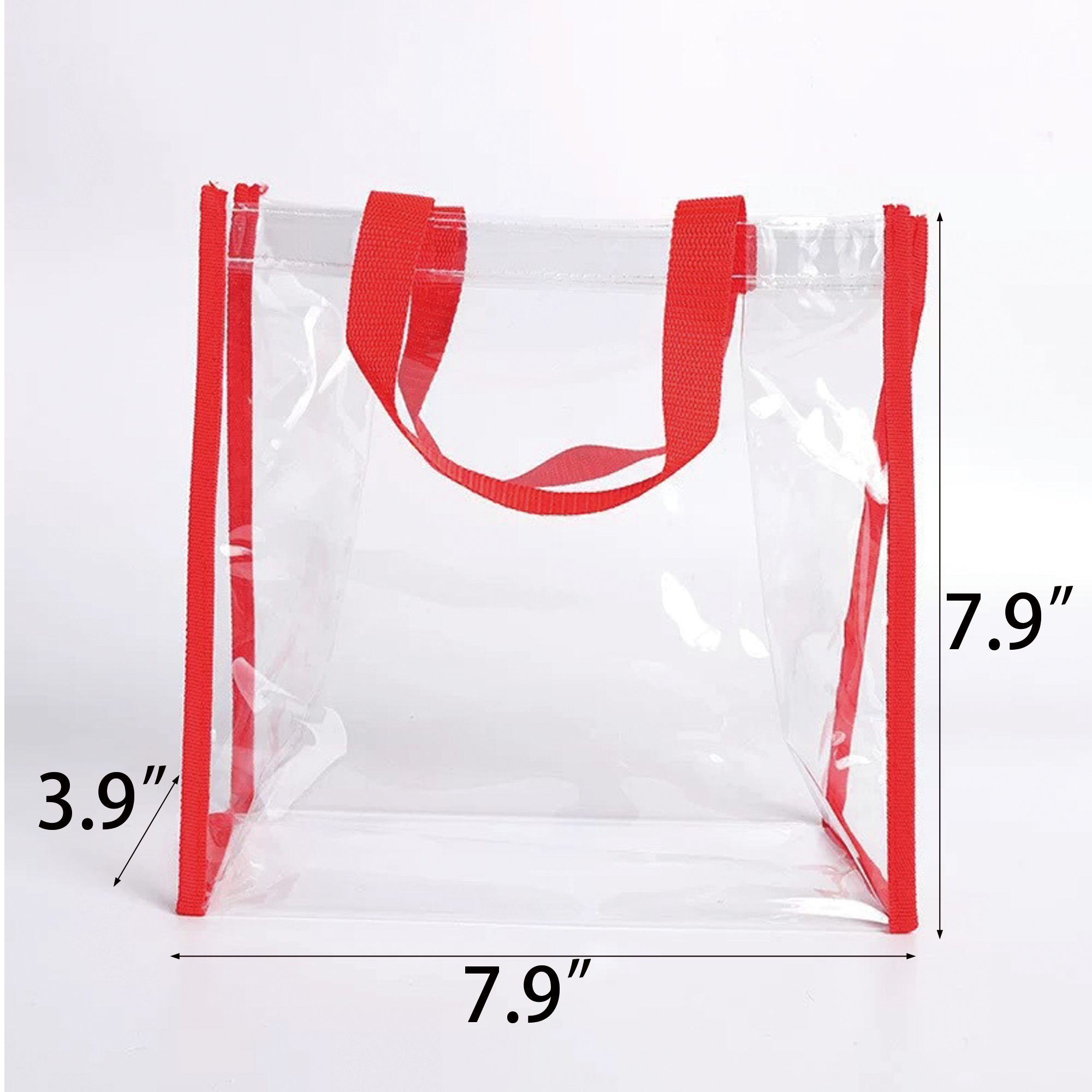 Customized PVC transparent handbags 2