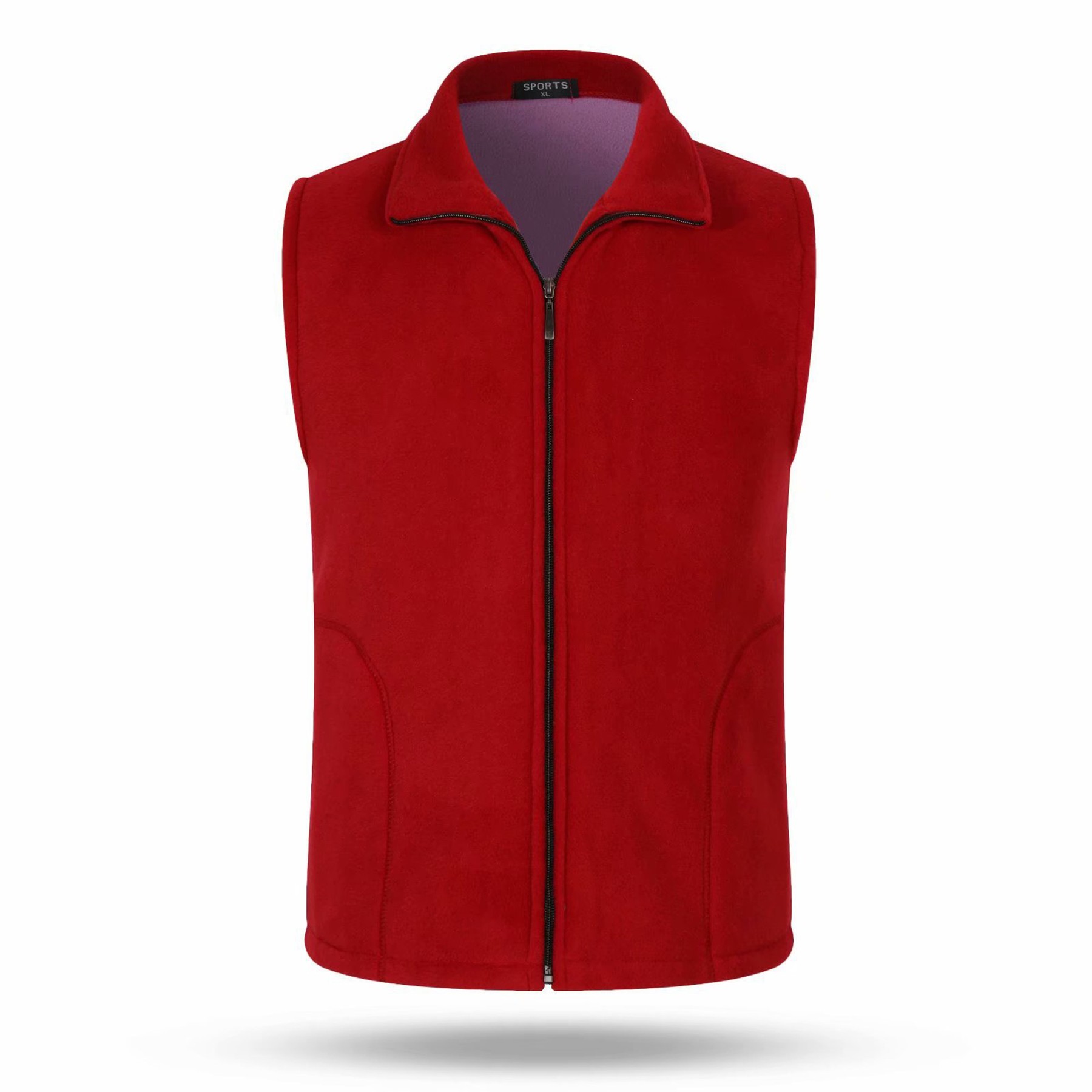 Full Zip Polar Fleece Vest 1