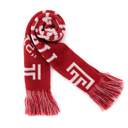 Custom Circular Knit Acrylic Scarf with Tassel - 57"x6.7" 7