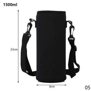 Sports Water Bottle Carrying Bag with Strap Neoprene 3