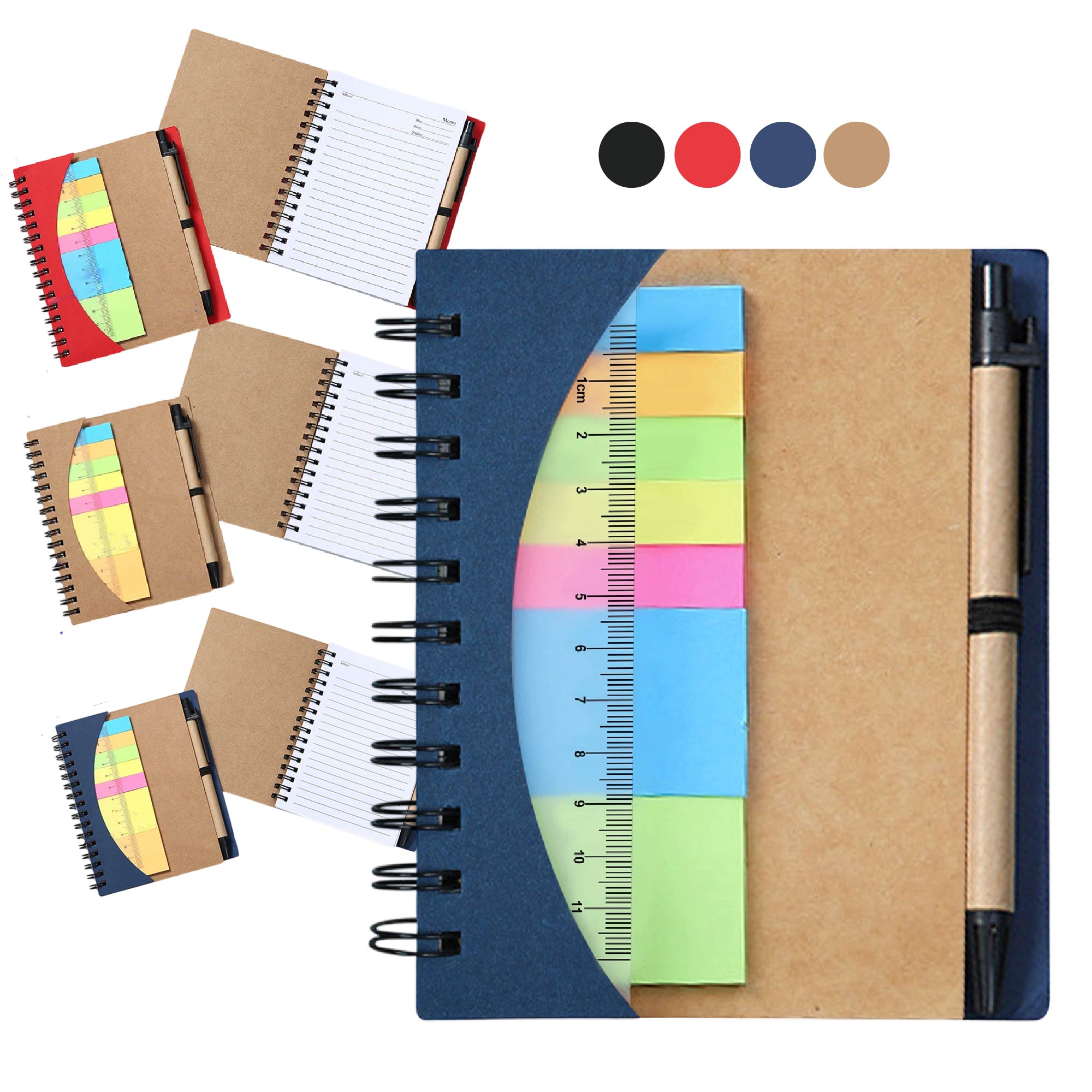 Eco-Friendly Spiral Notebook with Pen 2