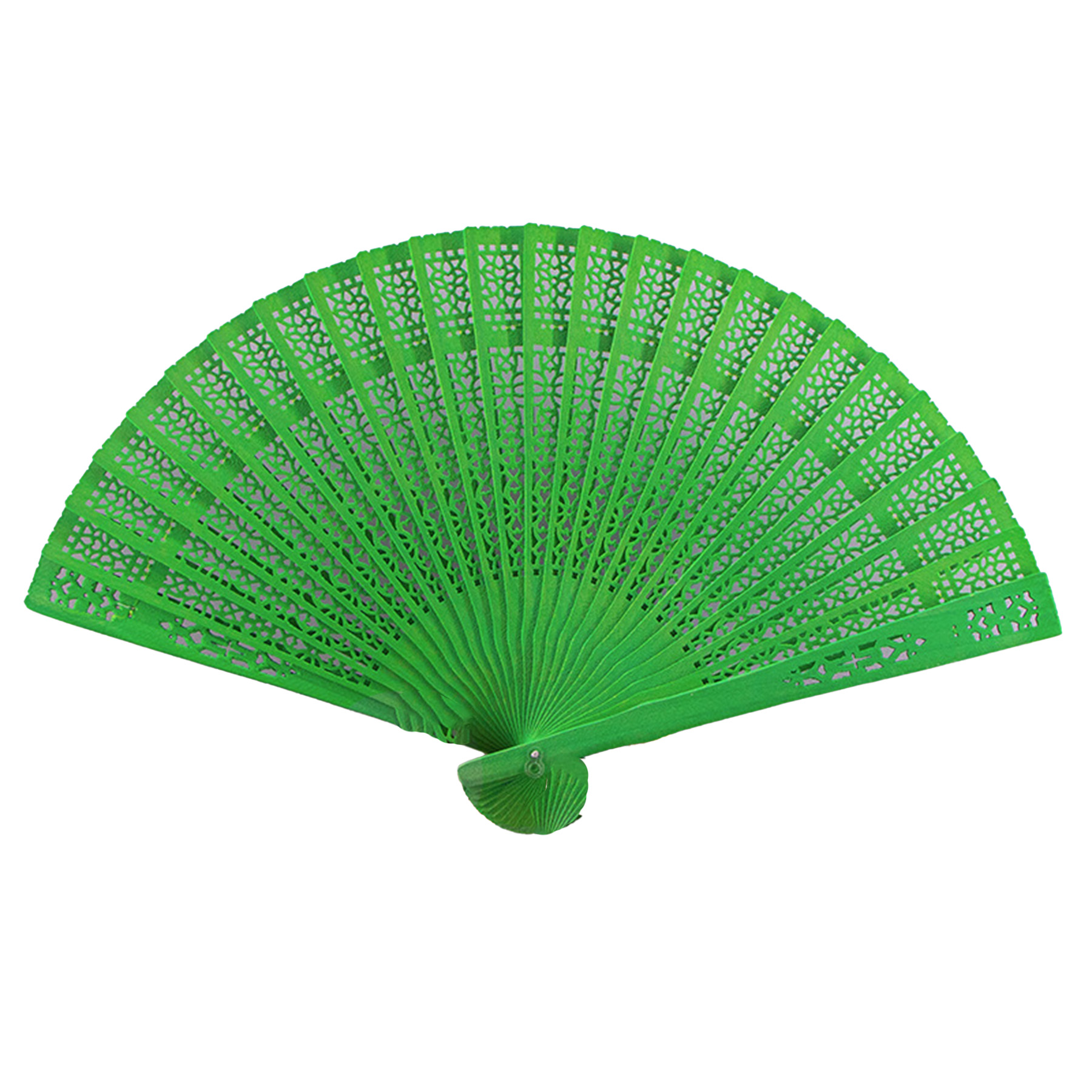 Carved Wooden Folding Fan 3