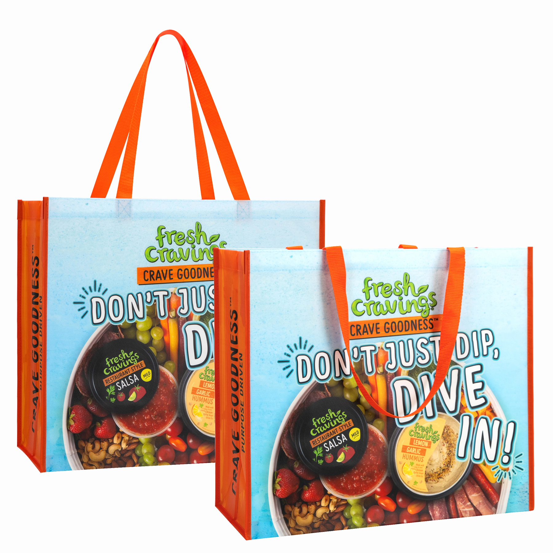 Top-Tier Full-Color Laminated Promotional Tradeshow Bag 18"x15"x8" 1