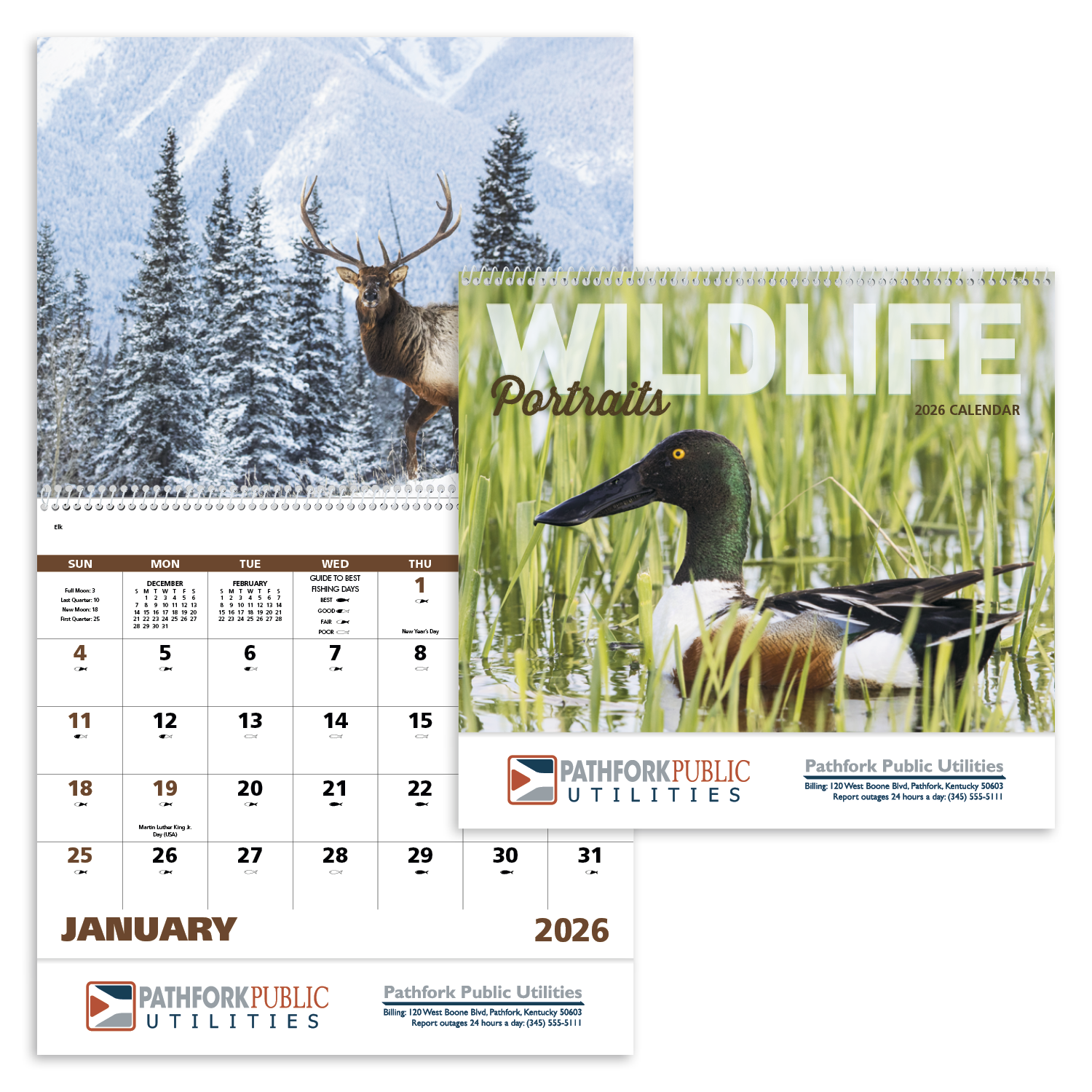 Good Value™ Wildlife Portraits - Spiral Calendar 59