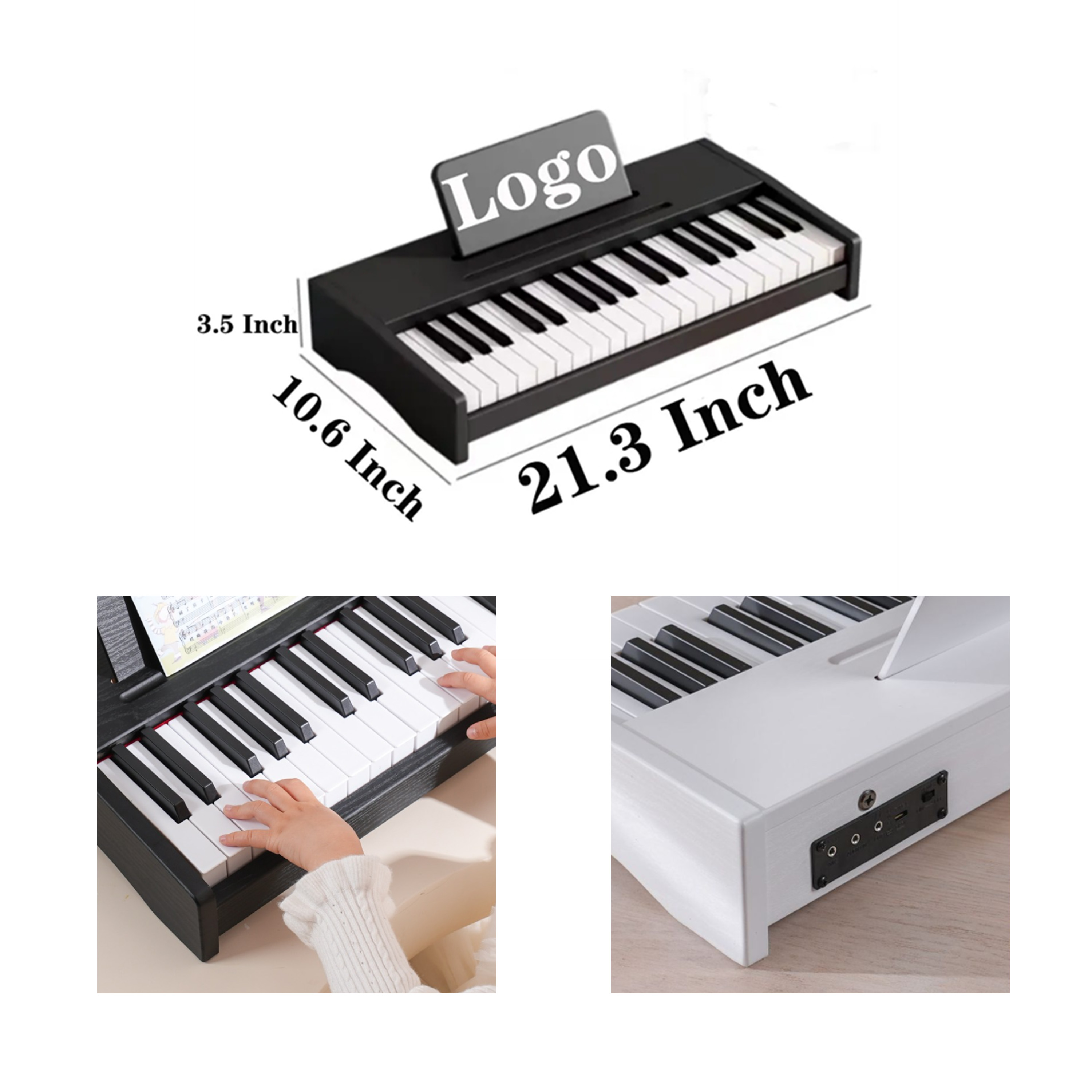 High - Quality 37 - Key Wooden Teaching Piano for Kids 1