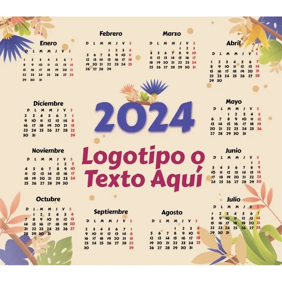 Floral Mouse Pad with Calendar 4