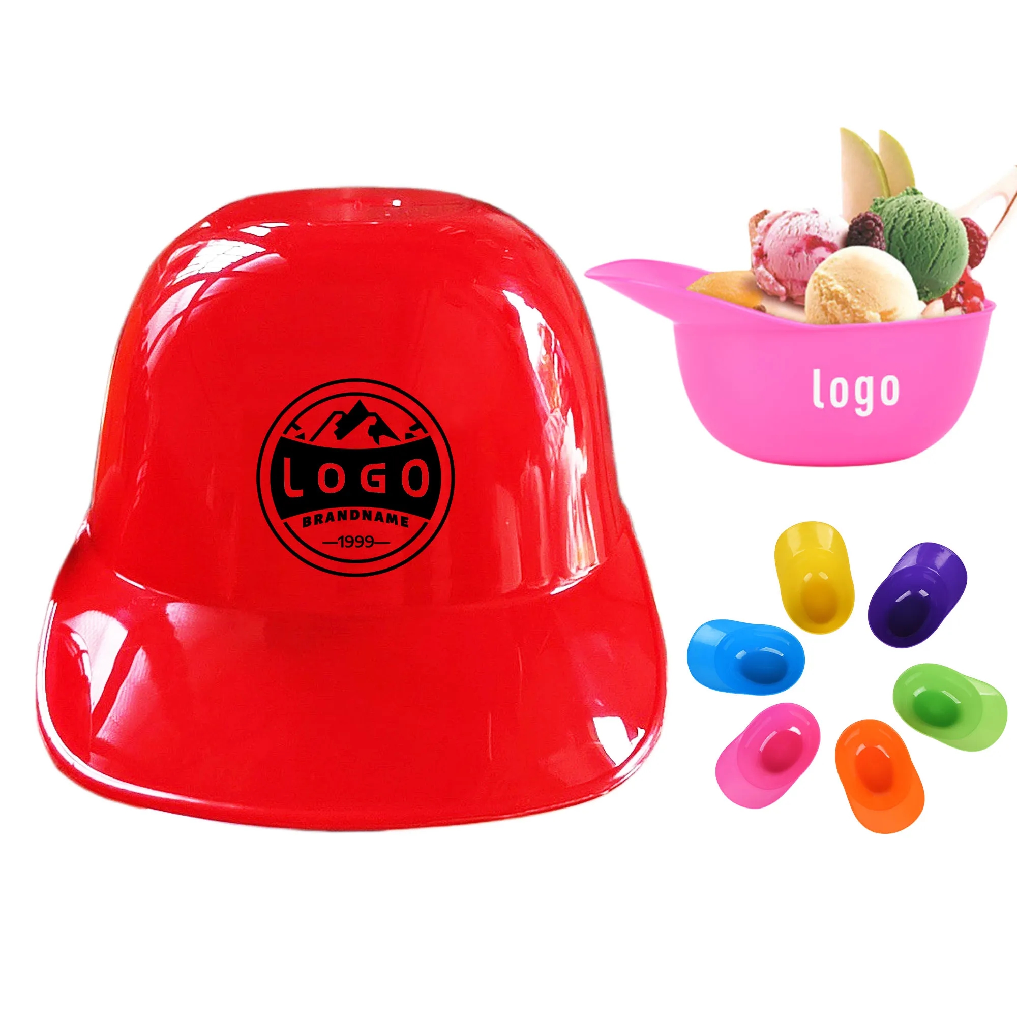 MOQ 100pcs 9oz Plastic Ice Cream Bowl 3