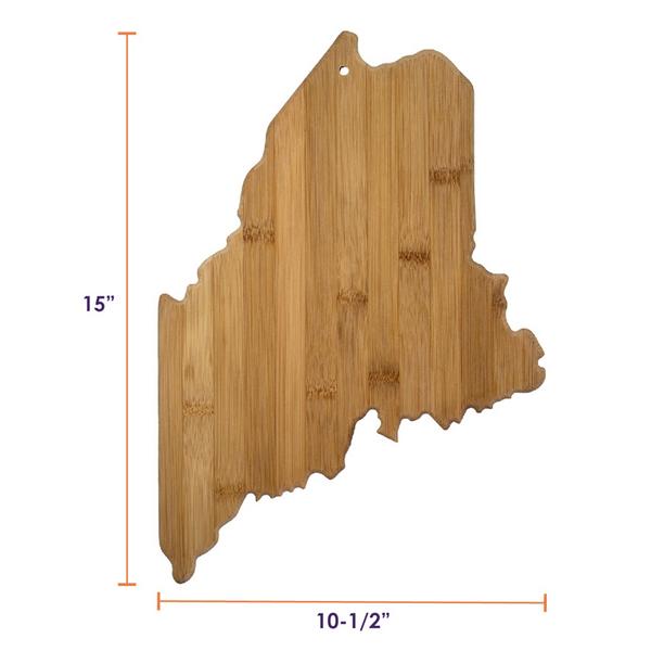 U.S. State Shaped Bamboo Cutting and Serving Boards 156