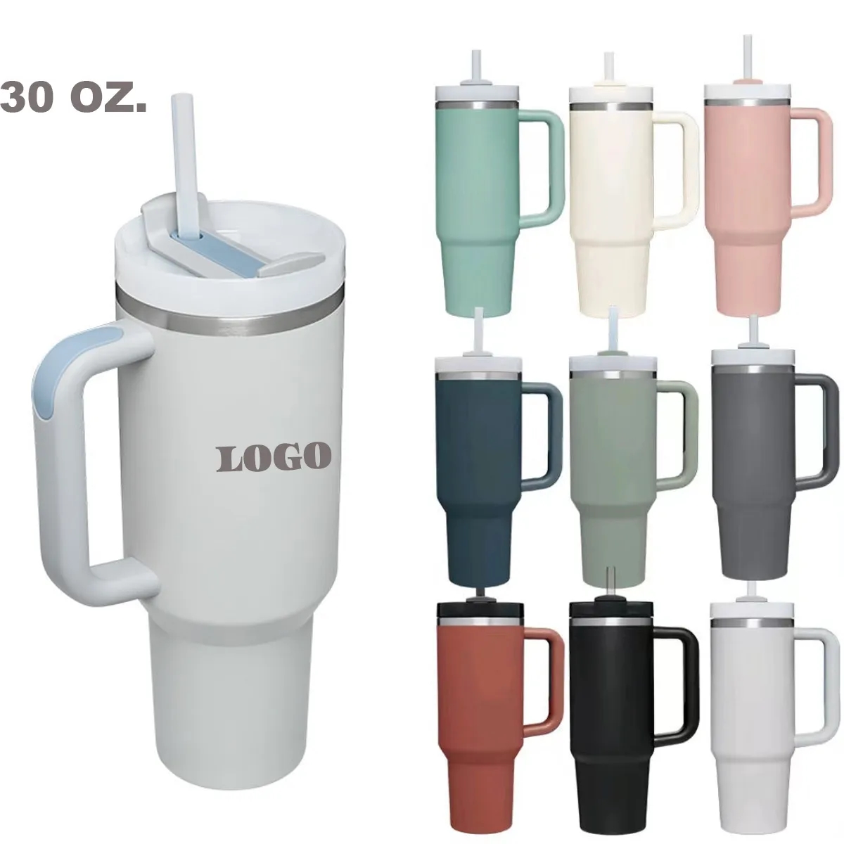 H 2.0 FlowState Tumbler with Handle and Straw Lid 3