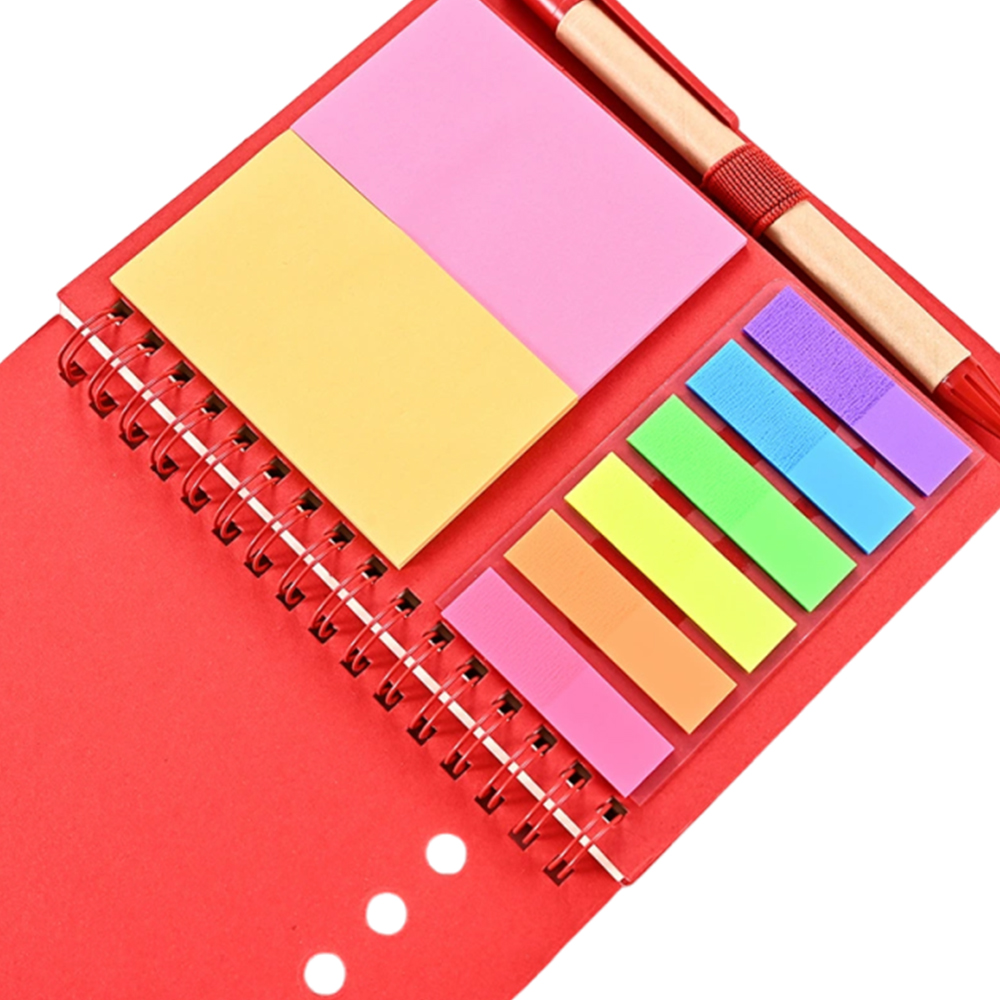 Kraft Paper Spiral Notebook With Pen 2