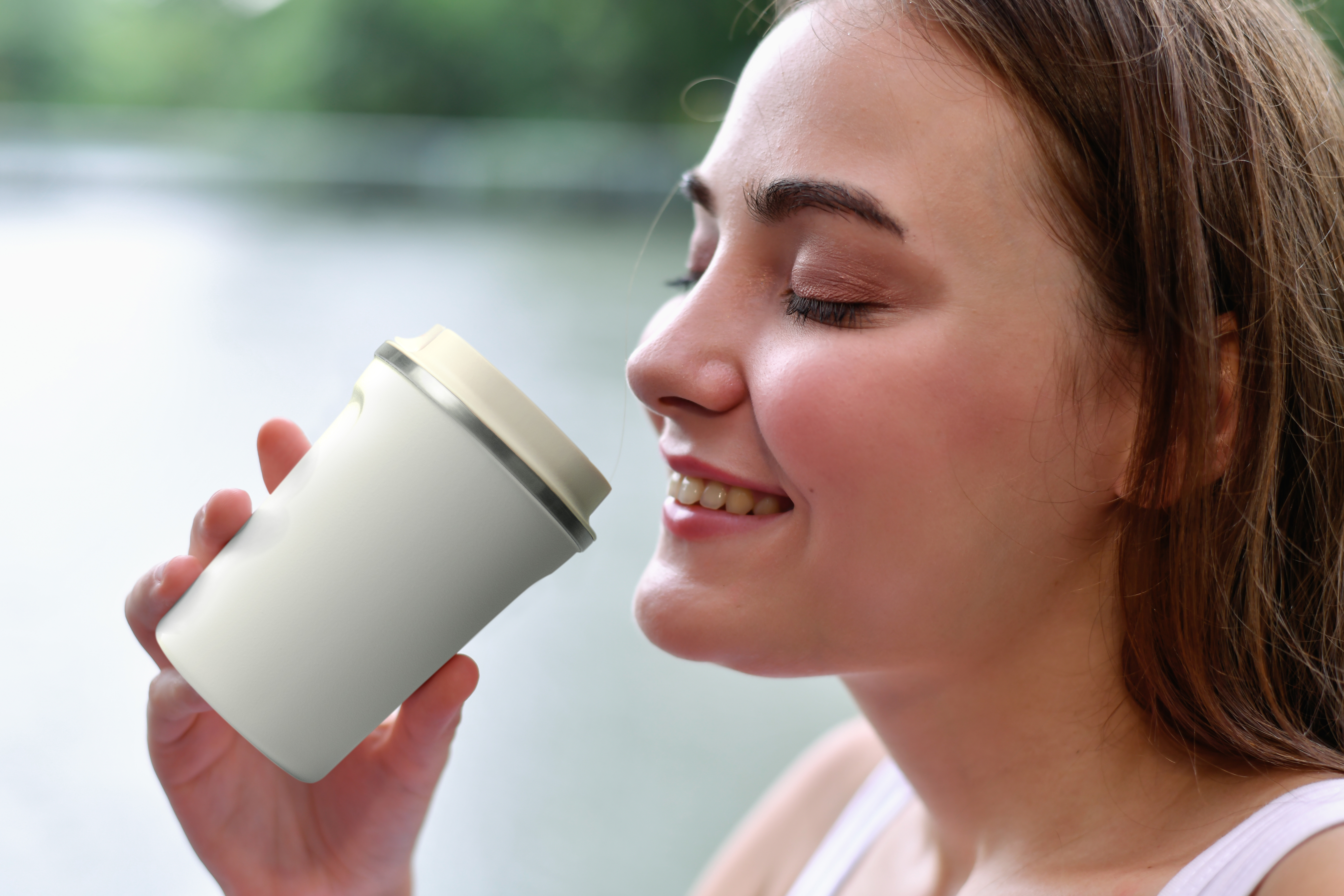 13 Oz. Cafe Compact Coffee Cup 1
