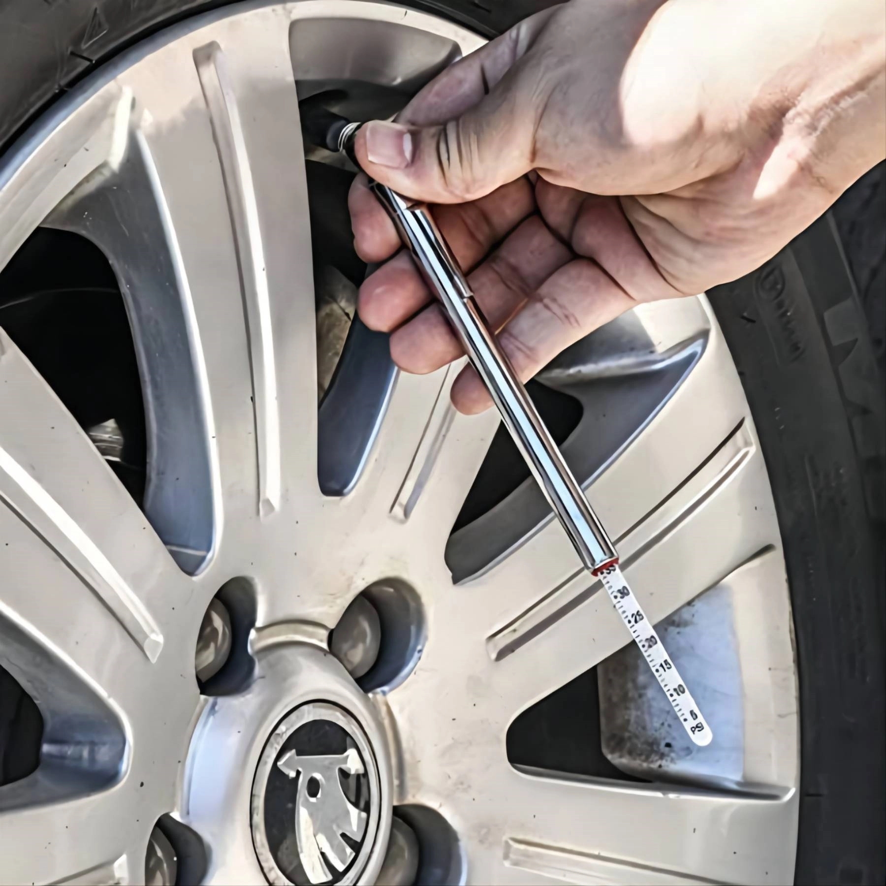 Tire Gauge Keychain 2