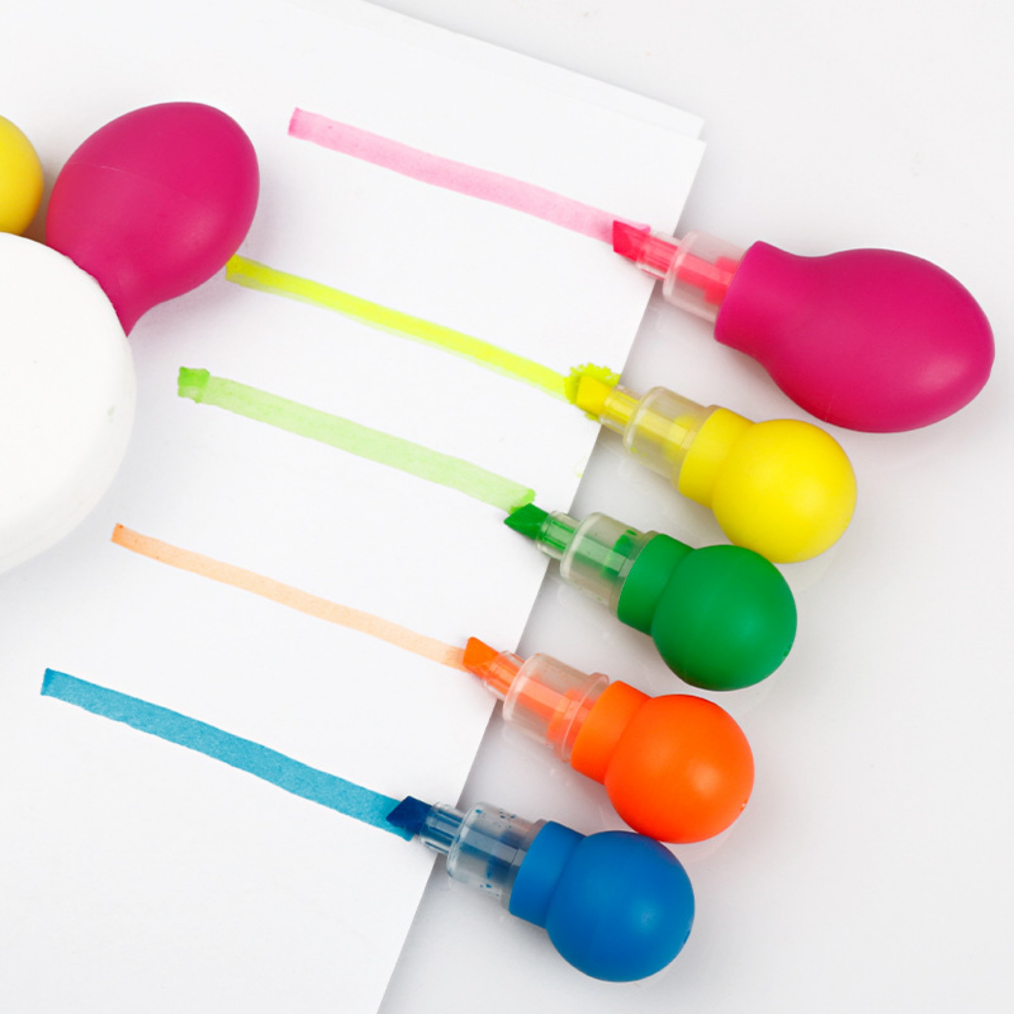 Five Color Toe Shaped Highlighters 2