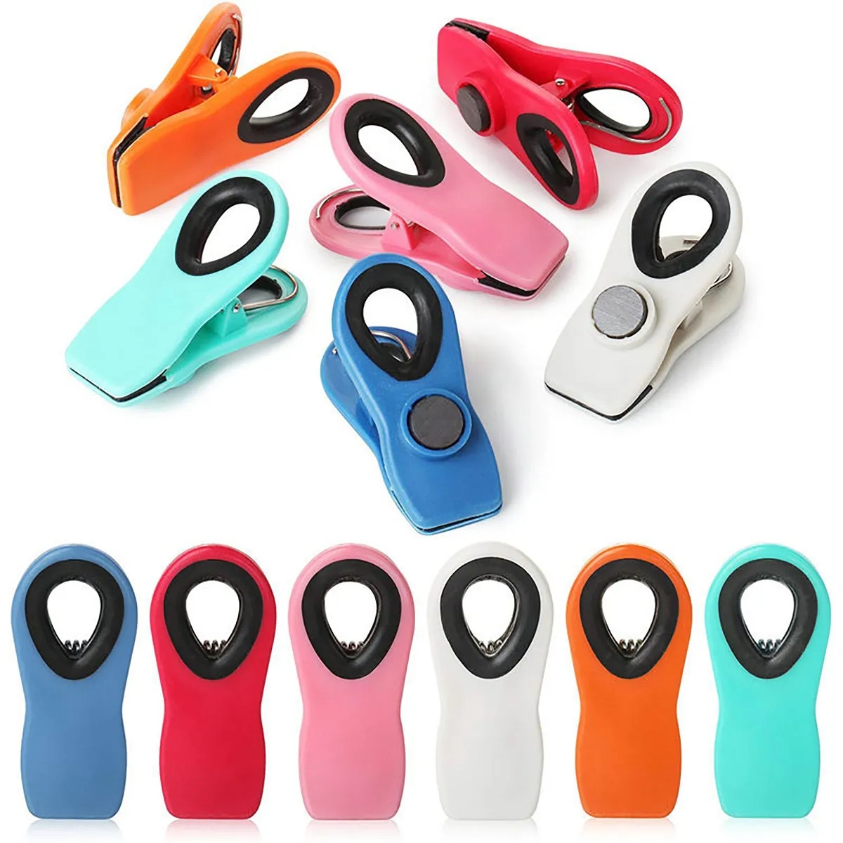 Promotional Refrigerator Snack Chip Bag Magnetic Clips 4