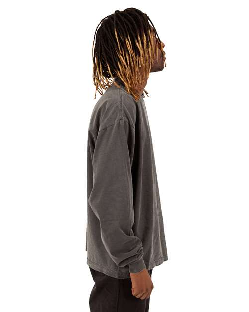 Unisex Max Heavyweight Garment-Dyed Long Sleeve T-Shirt - SHGDLS 2