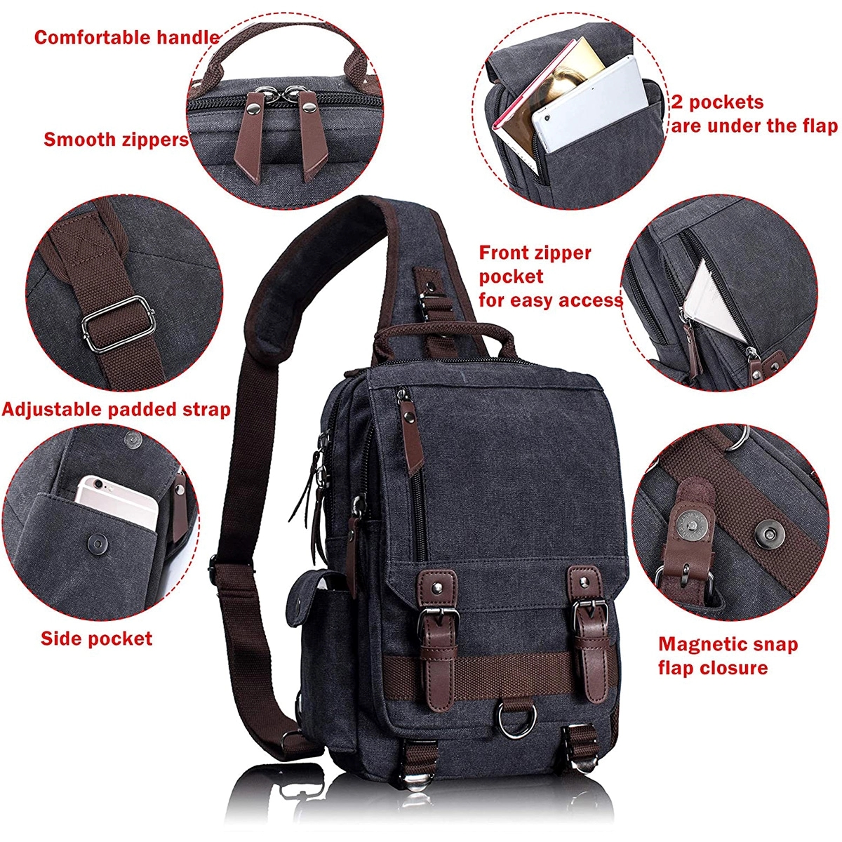 Canvas Messenger Bag 3